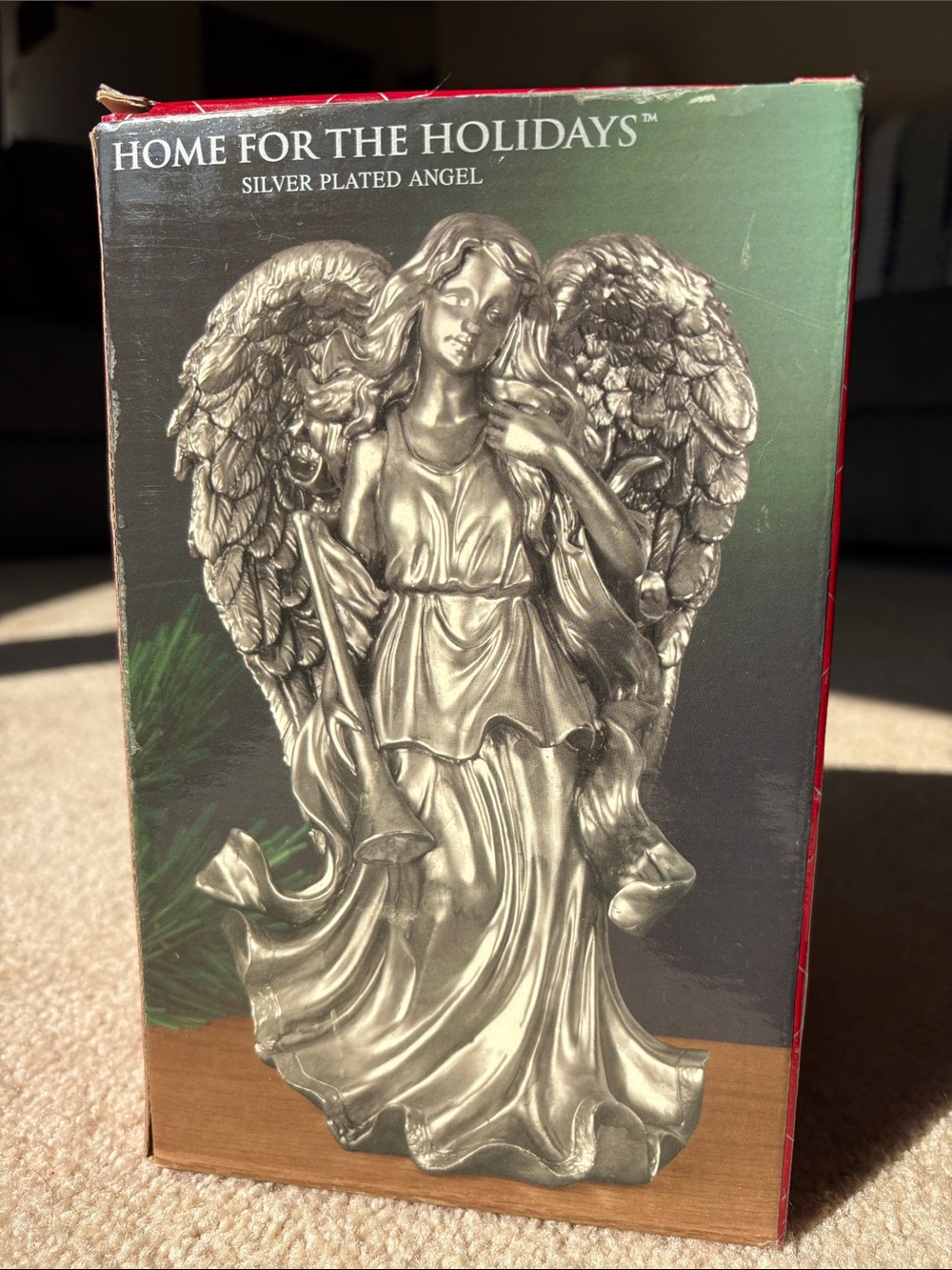 Silver Plated Angel Figurine